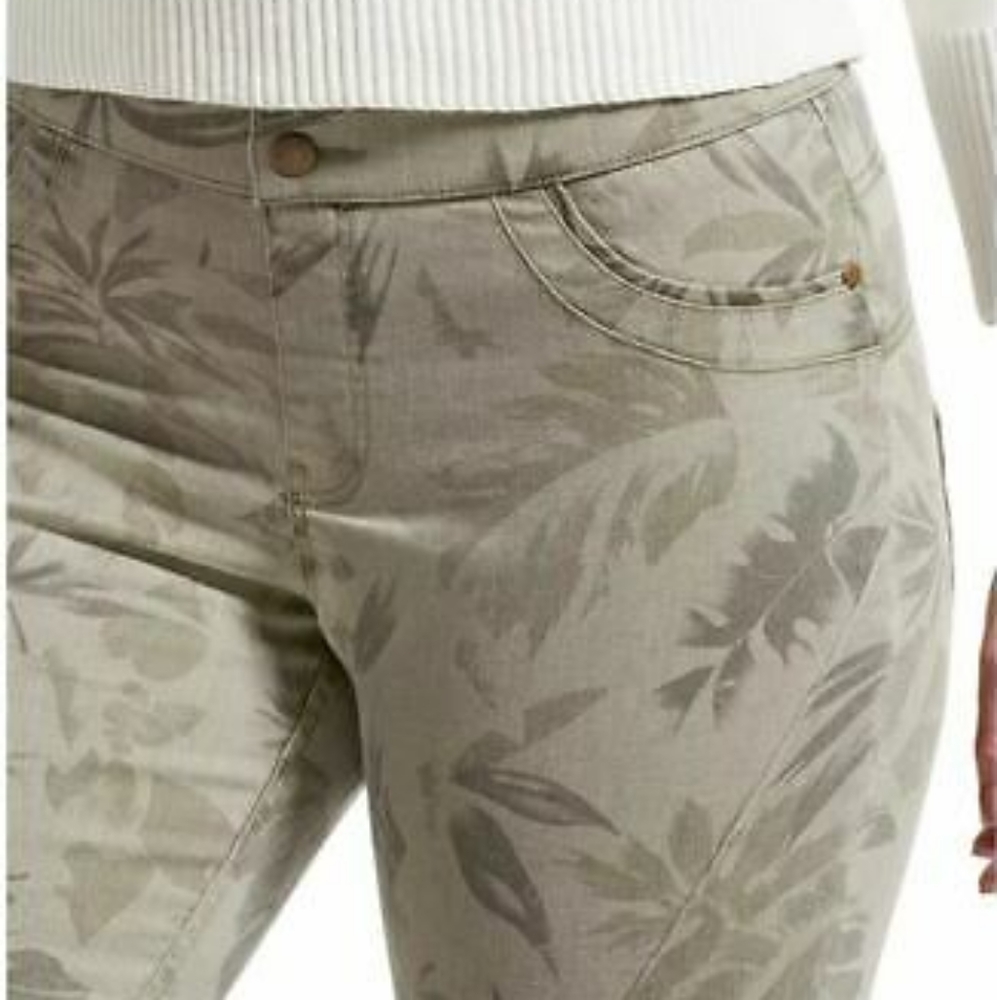 HUE Floral Print Jeggings - XS